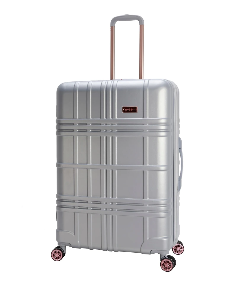 Jessica Simpson Jewel Plaid 3 Piece Hardside Luggage Set