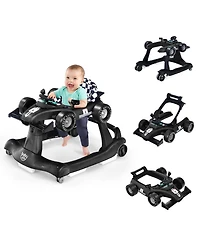 Costway Baby 4-in-1 Walker Foldable Activity Push Adjustable