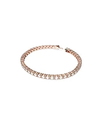 Swarovski Crystal Round Cut Matrix Tennis Bracelet