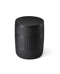 Glitzhome 18.5'' H Multi-Functional Magnesium Oxide Textured Garden Stool or Planter Stand or Accent Table
