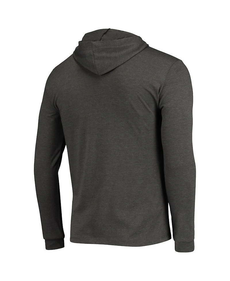 Men's Concepts Sport Red, Charcoal Utah Utes Meter Long Sleeve Hoodie T-shirt and Jogger Pants Sleep Set