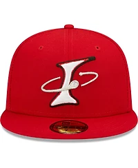 Men's New Era Red Albuquerque Isotopes Alternate Logo Authentic Collection 59FIFTY Fitted Hat