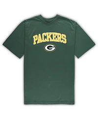 Men's Concepts Sport Green, Heather Gray Green Bay Packers Big and Tall T-shirt and Pants Sleep Set