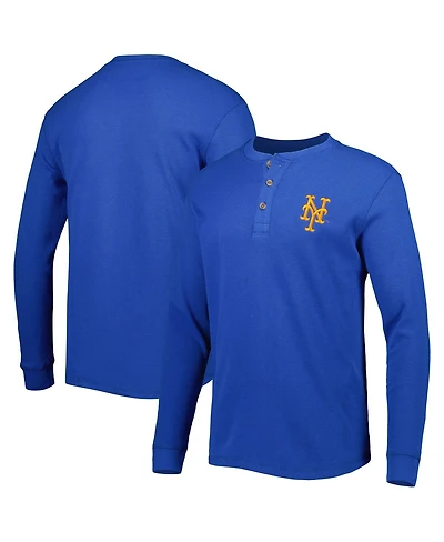 Men's Dunbrooke New York Mets Royal Maverick Long Sleeve T-shirt