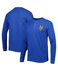 Men's Dunbrooke New York Mets Royal Maverick Long Sleeve T-shirt