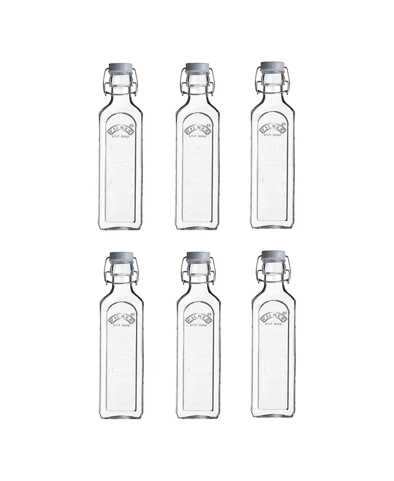 Kilner Clip Top Bottle 20 oz, Set of 6
