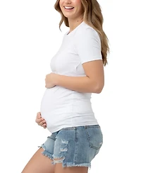 Maternity Organic Cotton Lift Up Nursing Tee