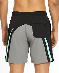 Puma Men's 7" Swim Swxp Colorblocked Trunks