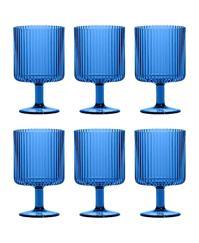 Abode Homewares Mesa Stacking Wine Goblet Set of 6