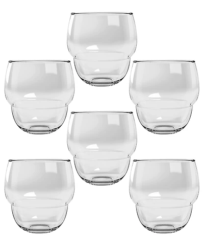 Abode Homewares Stacking Bubble Tumbler  Set of 6