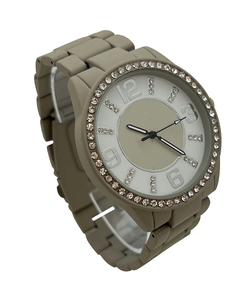 Olivia Pratt Gray Sparkle and Matter Solid Colors Women Watch