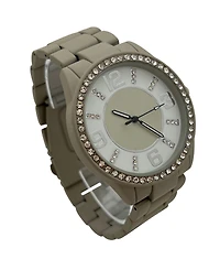 Olivia Pratt Gray Sparkle and Matter Solid Colors Women Watch