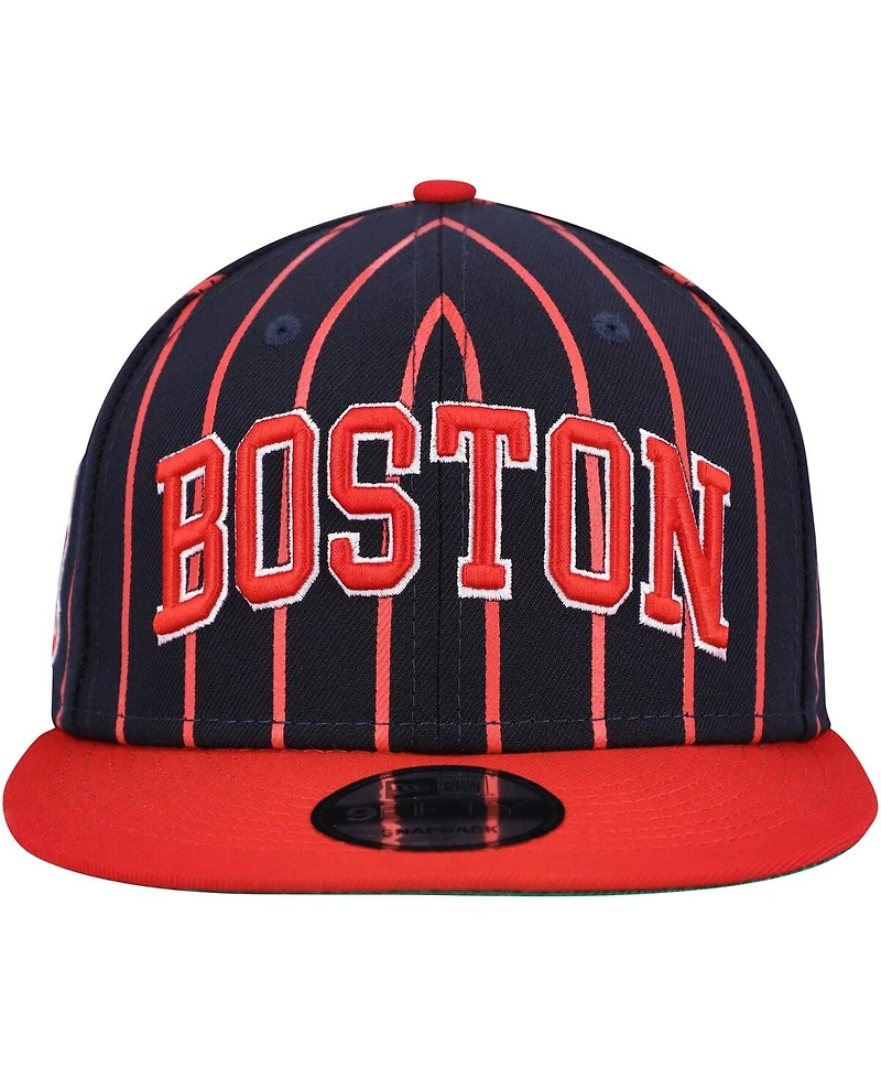 Men's New Era Navy, Red Boston Red Sox City Arch 9Fifty Snapback Hat