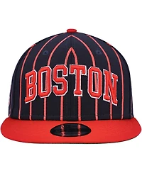 Men's New Era Navy, Red Boston Red Sox City Arch 9Fifty Snapback Hat