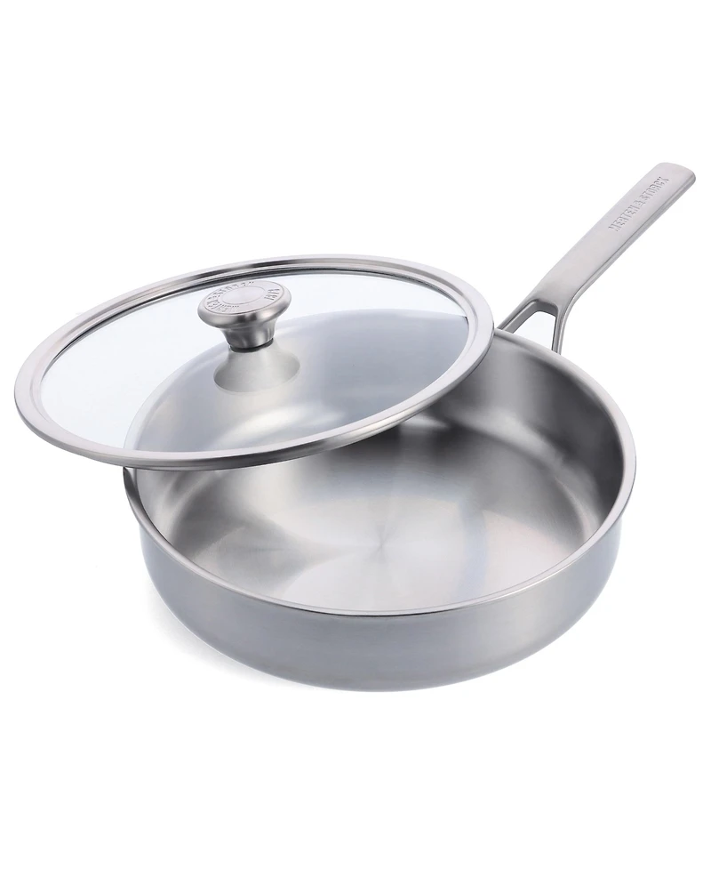 Merten & Storck Stainless Steel 3.5-Quart Saute Pan with Lid