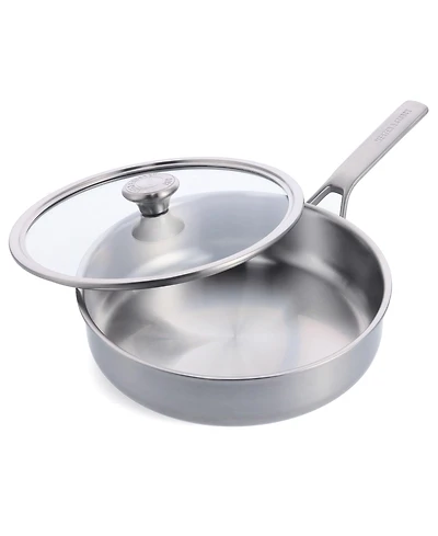 Merten & Storck Stainless Steel 3.5-Quart Saute Pan with Lid