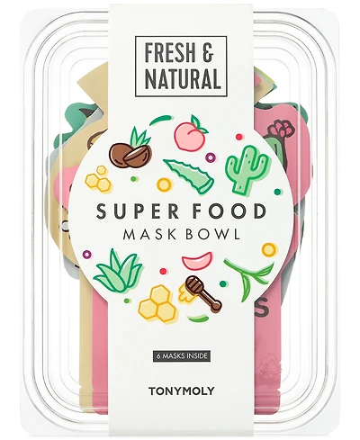 Tonymoly 6-Pc. Super Food Mask Bowl Set