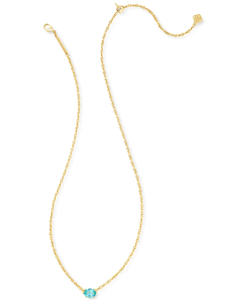 Kendra Scott Single Stone 16" Adjustable Pendant Necklace