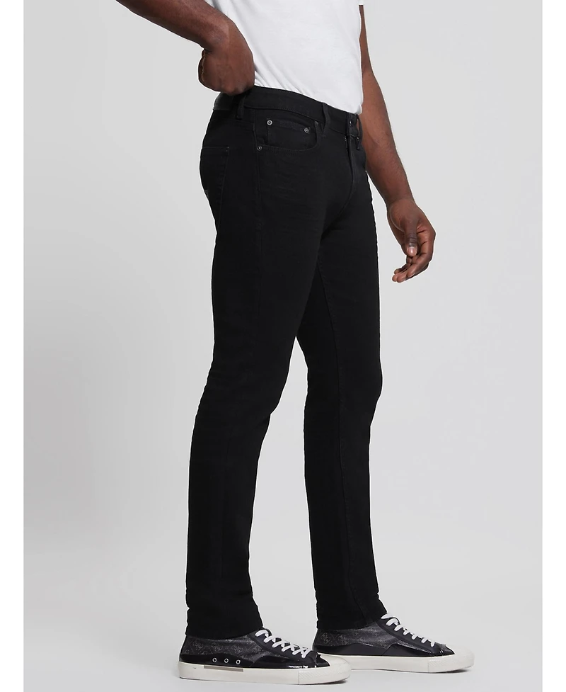 Guess Men's Eco Davis Black Wash Slim Straight Jeans