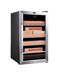Whynter 4.2 cu.ft. Cigar Cabinet Cooler and Humidor Cedar Shelves