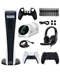 PS5 Digital Console w/ Extra Dualsense Controller & Accessories Kit