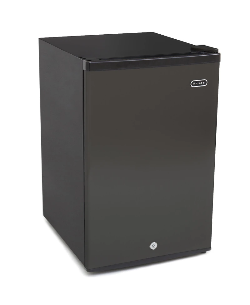 Whynter 3.0 cu. ft. Energy Star Upright Freezer with Lock - Black
