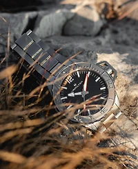 Hamilton Men's Swiss Automatic Khaki Navy Frogman Stainless Steel Bracelet Watch 46mm