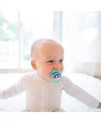Dr. Browns Advantage Symmetrical Pacifier, Blue, 4 Pack, 0-6m