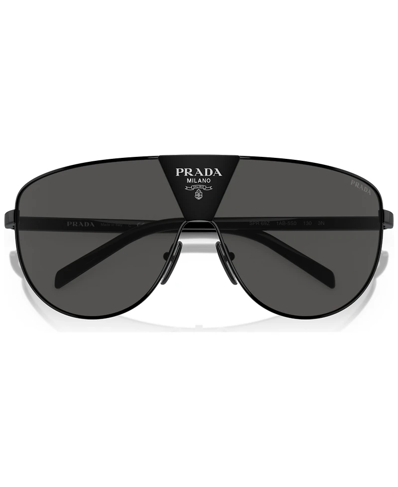 Prada Rectangular Men's Sunglasses, Pr 69ZS