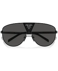 Prada Rectangular Men's Sunglasses, Pr 69ZS