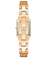 Anne Klein Women's Three Hand Quartz Rose Gold-tone Stainless Steel Band Watch, 21.5mm