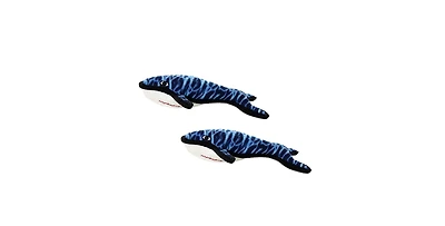 Tuffy Ocean Creature Whale, 2-Pack Dog Toys