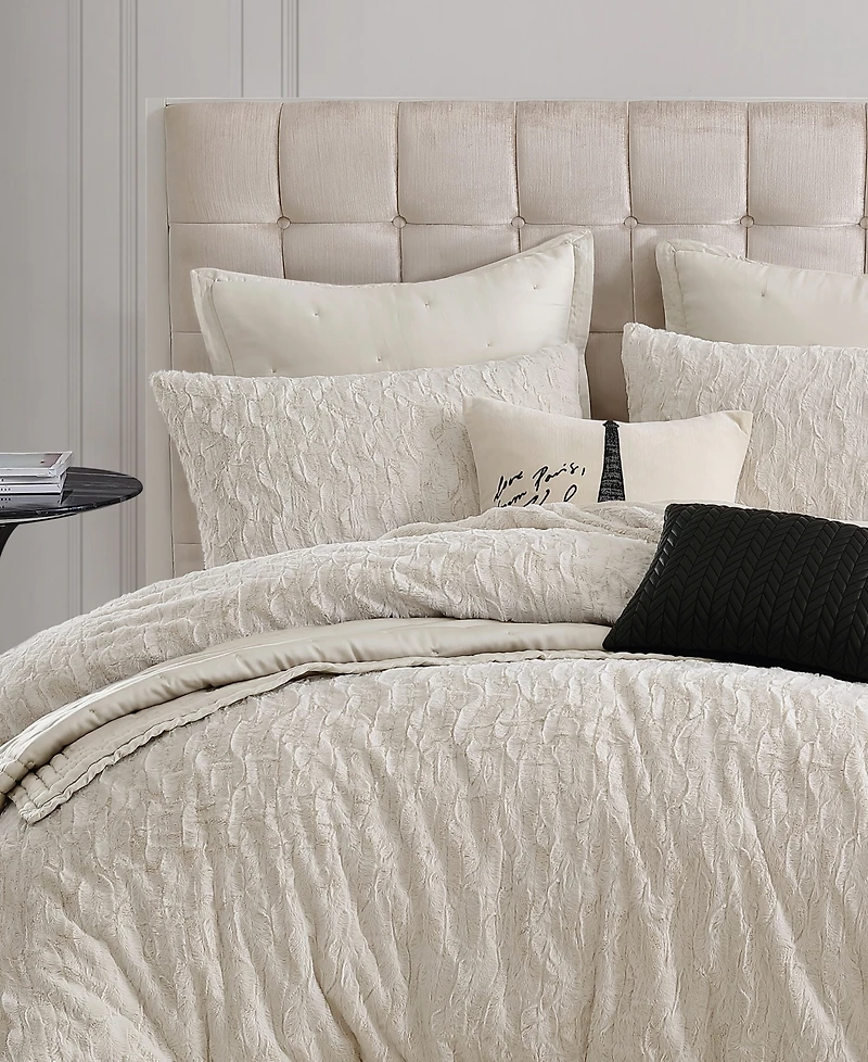Karl Lagerfeld Paris Soft and Warm Heavenly 3 Piece Comforter Set