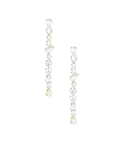 Ettika Ice Drop 18K Gold Plated Dangle Earrings
