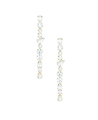 Ettika Ice Drop 18K Gold Plated Dangle Earrings