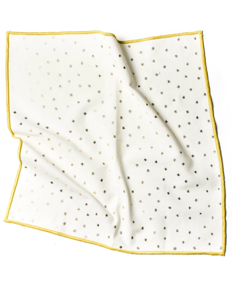 Coton Colors by Laura Johnson Gold Star Napkin Set/4