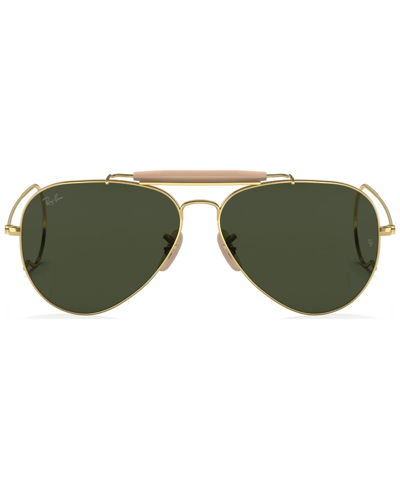 Ray-Ban Unisex Outdoorsman Aviation Collection Sunglasses, RB303058-x 58