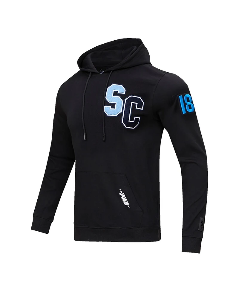 Men's Pro Standard Black Spelman College Jaguars University Classic Pullover Hoodie