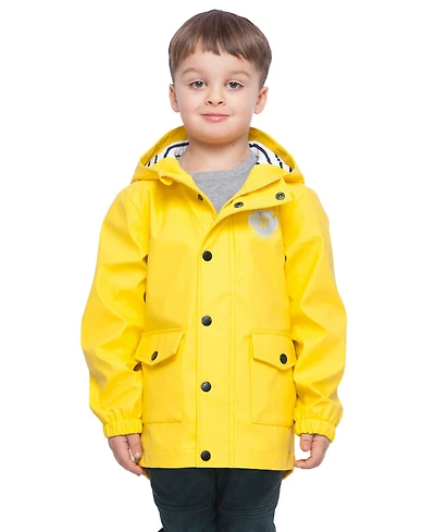 Rokka&Rolla Boys Waterproof Rain Coats Rubberized Jackets