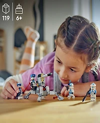 Lego Star Wars 501st Clone Troopers Battle Pack 75345 Toy Building Set with 501st Officer, 501st Clone Specialist and 501st Heavy Troopers Minifigures