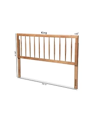 Baxton Studio Valin Modern and Contemporary King Size Finished Wood Headboard