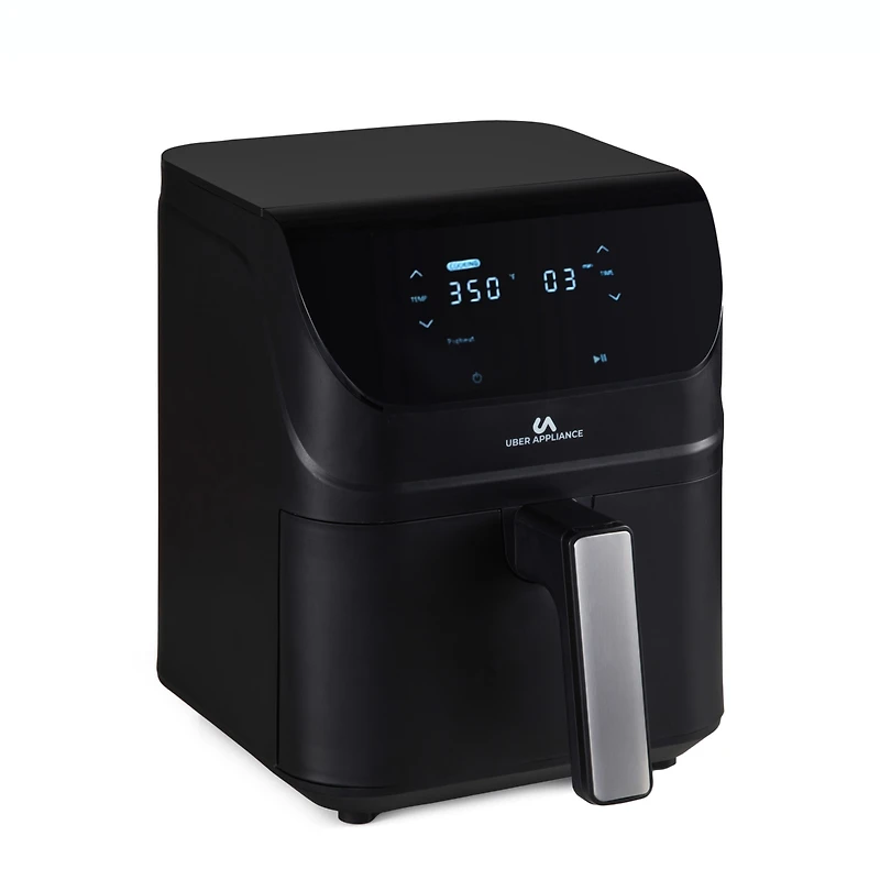 Uber Appliance Air fryer Xl Deluxe - 5 Quart - Pfoa/Ptfe Free Ceramic non stick