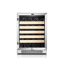 Whynter 24" Built-In Stainless Steel 54 Bottle Wine Refrigerator Cooler
