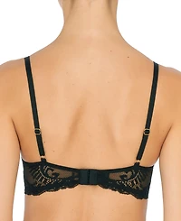 Women's Feathers Lace Contour Underwire Plunge Bra 730023