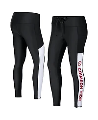 Women's Wear by Erin Andrews Black Alabama Crimson Tide Rib Knit Leggings