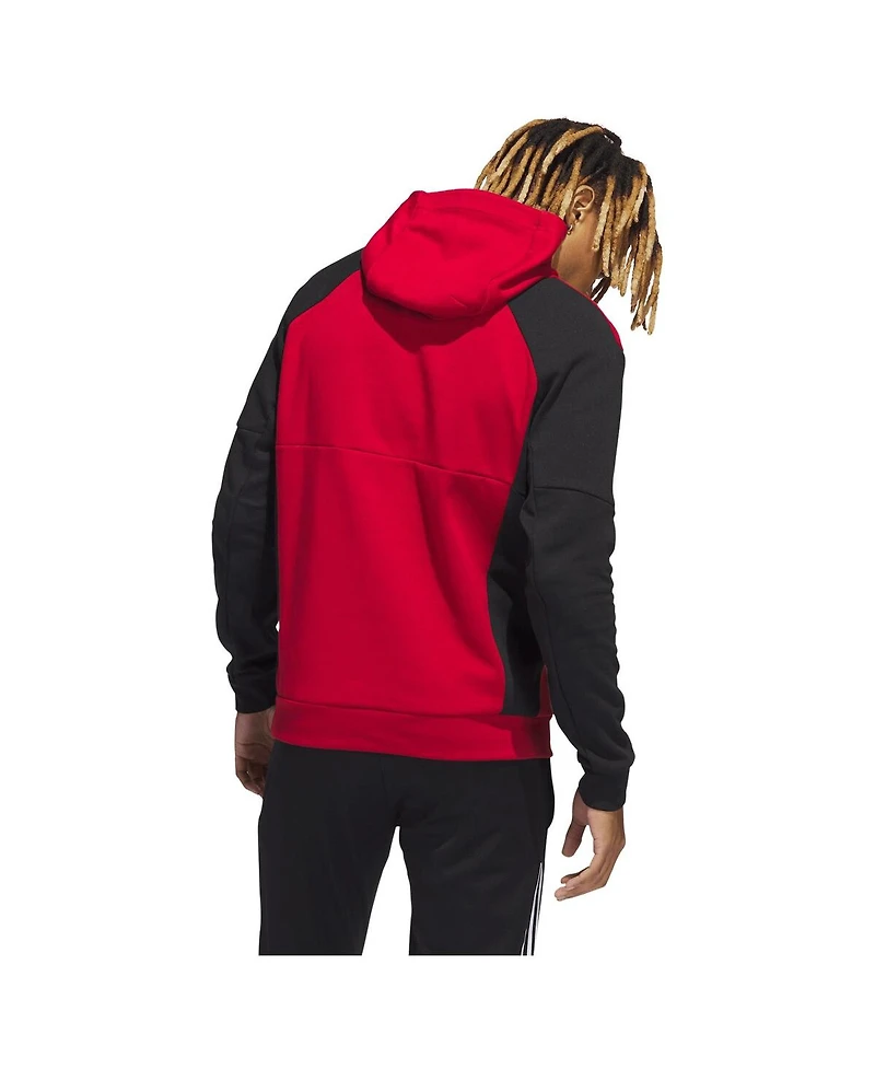 Men's adidas Red Atlanta United Fc Travel Pullover Hoodie