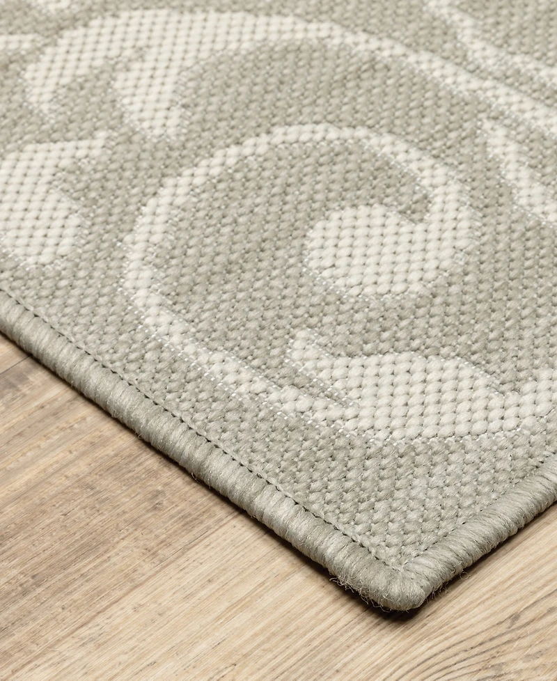 Oriental Weavers Portofino Outdoor 6649 1'10" x 7'3" Runner Area Rug