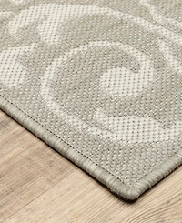 Oriental Weavers Portofino Outdoor 6649 1'10" x 7'3" Runner Area Rug