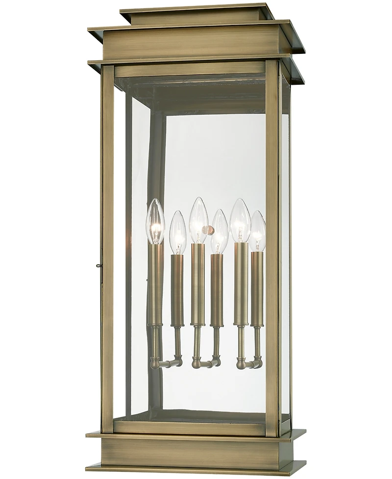 Livex Princeton 3 Light Outdoor Extra Large Wall Lantern