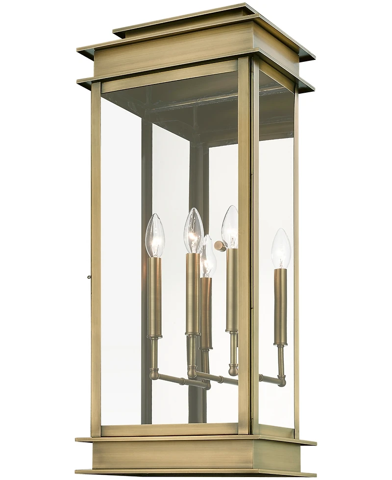 Livex Princeton 3 Light Outdoor Extra Large Wall Lantern